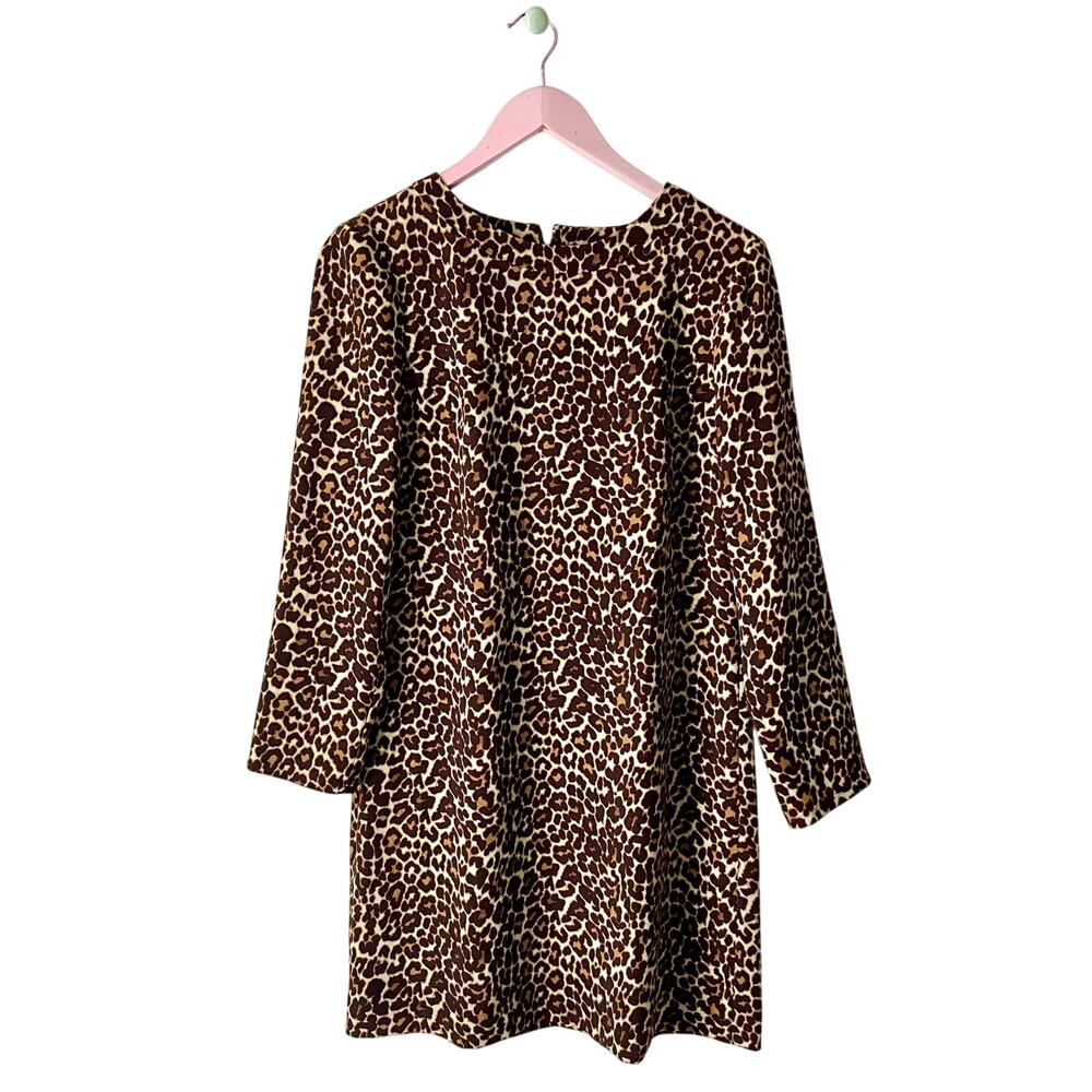 J. Crew Leopard Print Dress